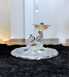 Sigaram Brass 2.7 Inch Fancy Peacock Diya For Home Pooja Decore K4566