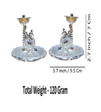 Sigaram Brass 2.7 Inch Fancy Peacock Diya For Home Pooja Decore K4566