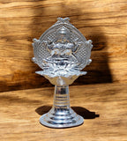 Sigaram Brass 4.5 Inch Fancy Laksmi Diya For Home Pooja Decore K4567