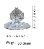 Sigaram Brass 3 Inch Fancy Ganesh Deepa For Home Pooja Decore K4568