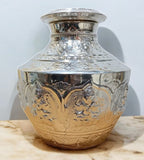 Sigaram 9 Inch German Silver Bindige/ Kalash/ Kodem For Home Pooja Decore K4571