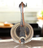 Sigaram Brass 2.4 Inch Panchpatre with Uddarane For Home Pooja Decore K4575