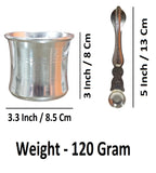 Sigaram Brass 3 Inch Panchpatre with Uddarane For Home Pooja Decore K4577