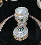 Sigaram Copper Meena Sindoor Kum Kum Cup For Home Pooja Festival K4585