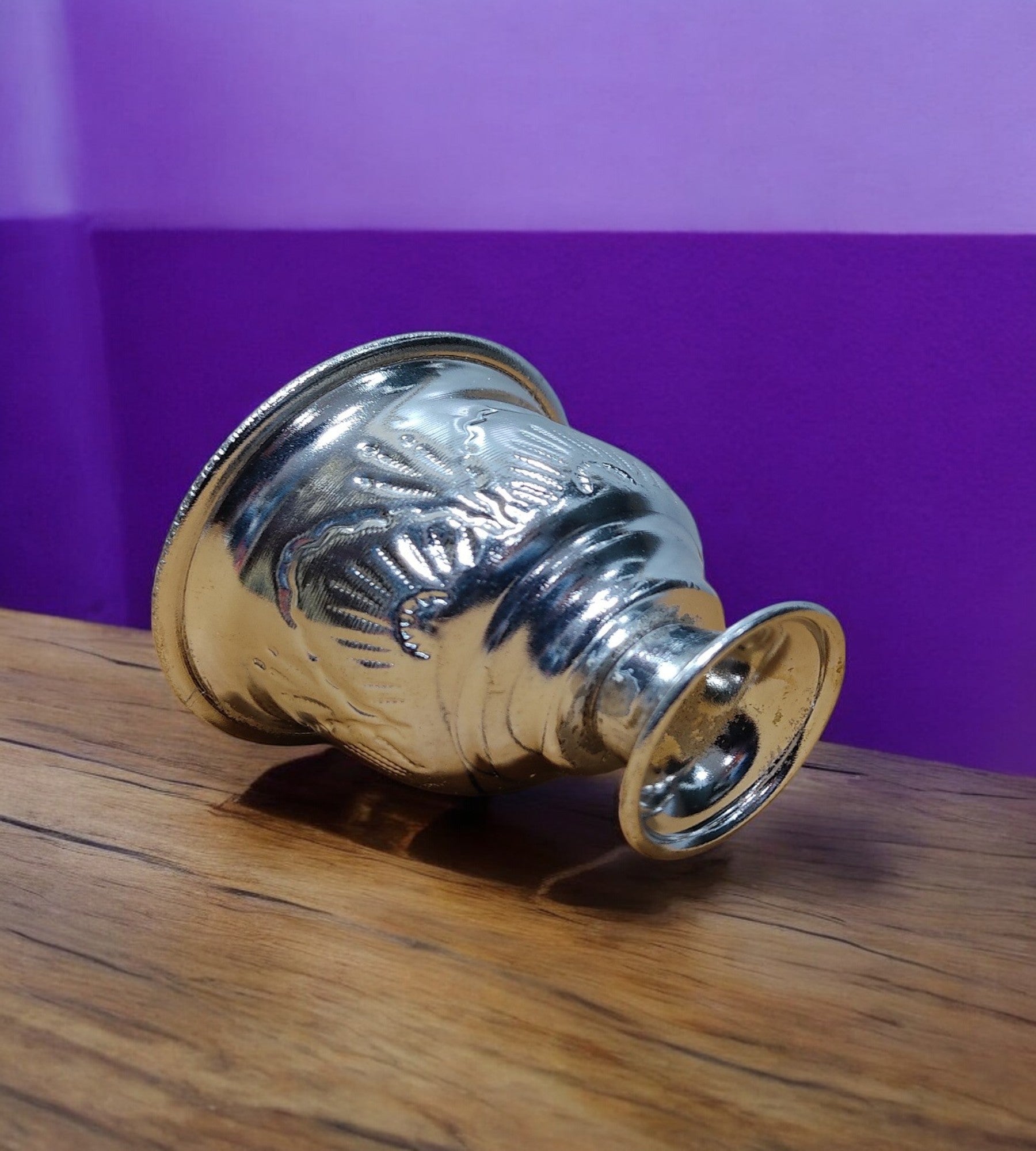 Sigaram German Silver 2.5 Inch Kum Kum Bharani Cup For Home Pooja Decore K4595