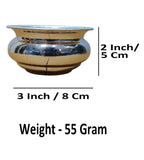 Sigaram German Silver 2 Inch kum Kum Bharani Cup For Home Pooja Decore K4587