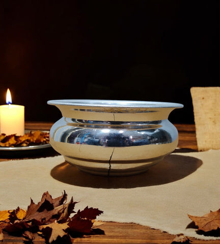 Sigaram German Silver 2 Inch kum Kum Bharani Cup For Home Pooja Decore K4587