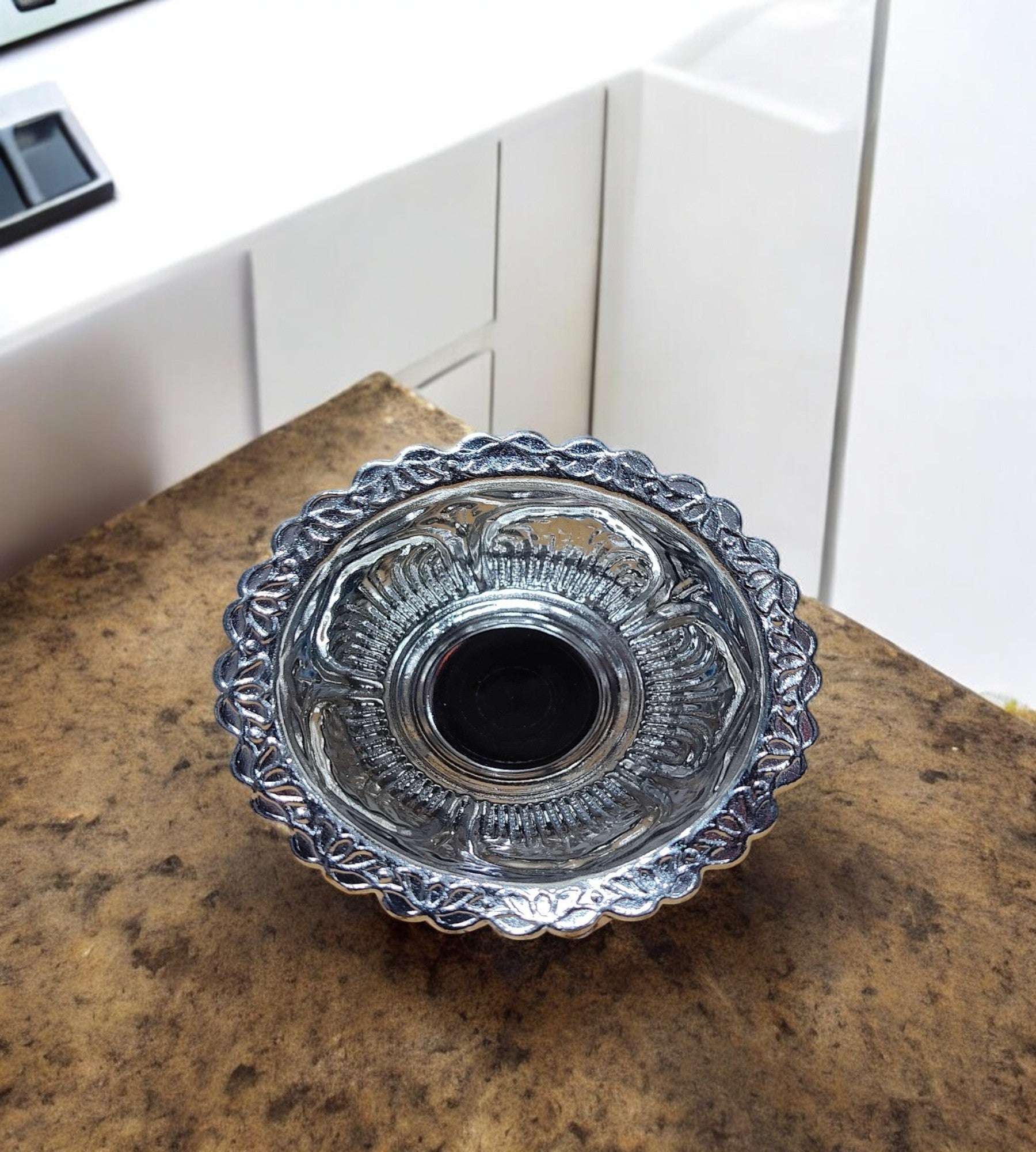 Sigaram Brass 2 Inch Fancy Kum Kum Bharani Cup For Home Pooja Decore K4590