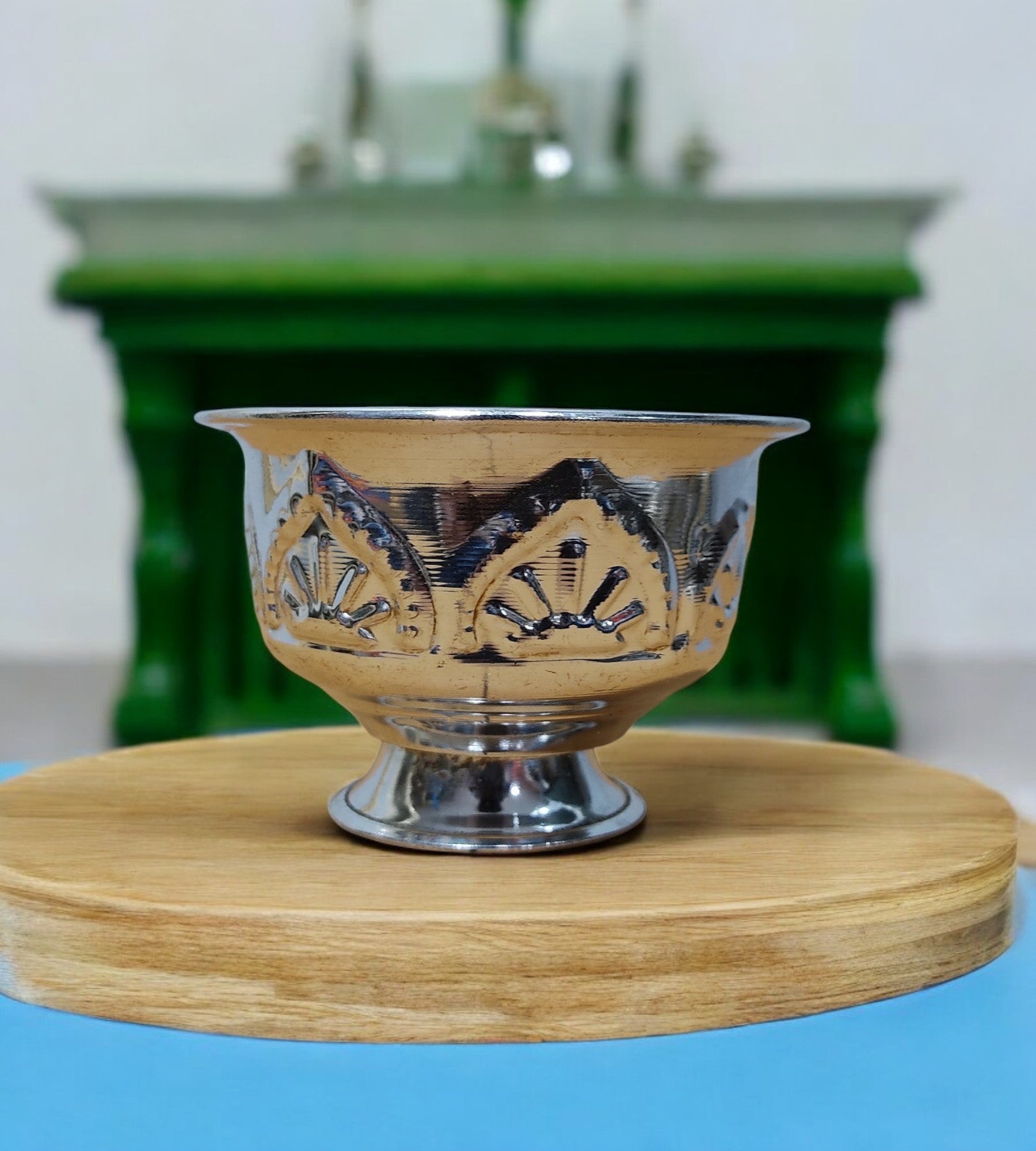 Sigaram Brass 2.5 Inch Kum Kum Bharani Cup For Home Poja decore K4592