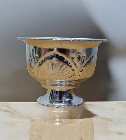 Sigaram German Silver 2.5 Inch Kum Kum Bharani Cup For Home Pooja Decore K4595