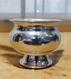 Sigaram Brass 2.8 Inch Plain Kum Kum Cup With Leg For Home Pooja Decore K4599