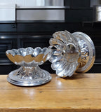 Sigaram Brass 1.3 Inch Flower Designed Diya For Home Pooja Decore K4602