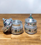 Sigaram Copper 1.5 Inch Meena Sindoor Kum Kum Dabbi For Home Pooja Decore K4607