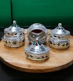 Sigaram Copper 1.5 Inch Meena Sindoor Kum Kum Dabbi For Home Pooja Decore K4608