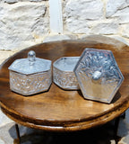 Sigaram Copper Hexagone Meena Sindoor Kum Kum Dabbi For Home Pooja Decore K4616