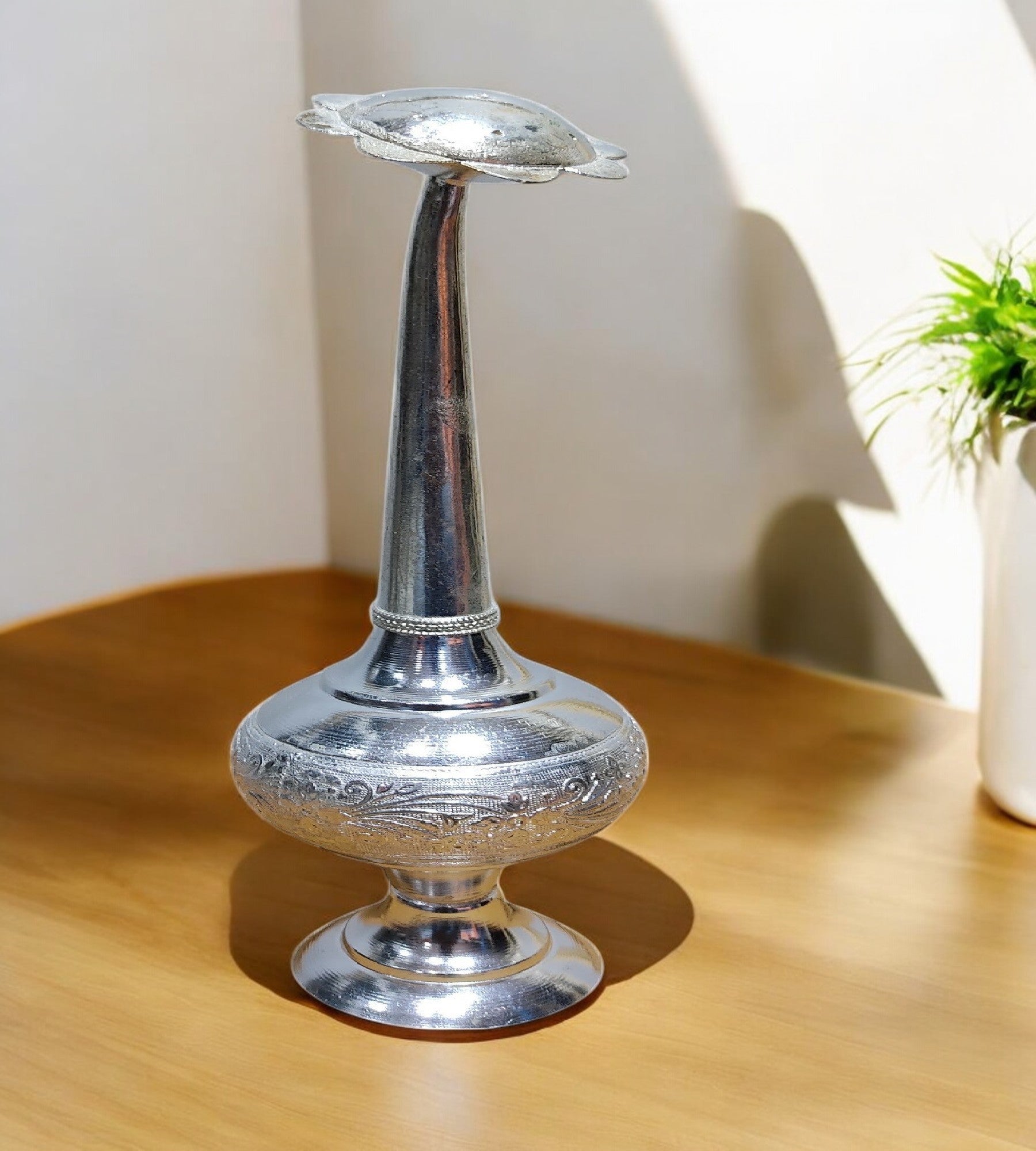 Sigaram Brass 10 Inch Rose Water Spinkle r/ Gulab Dani / Gangajal Spray For Wedding and Pooja Festival K4618
