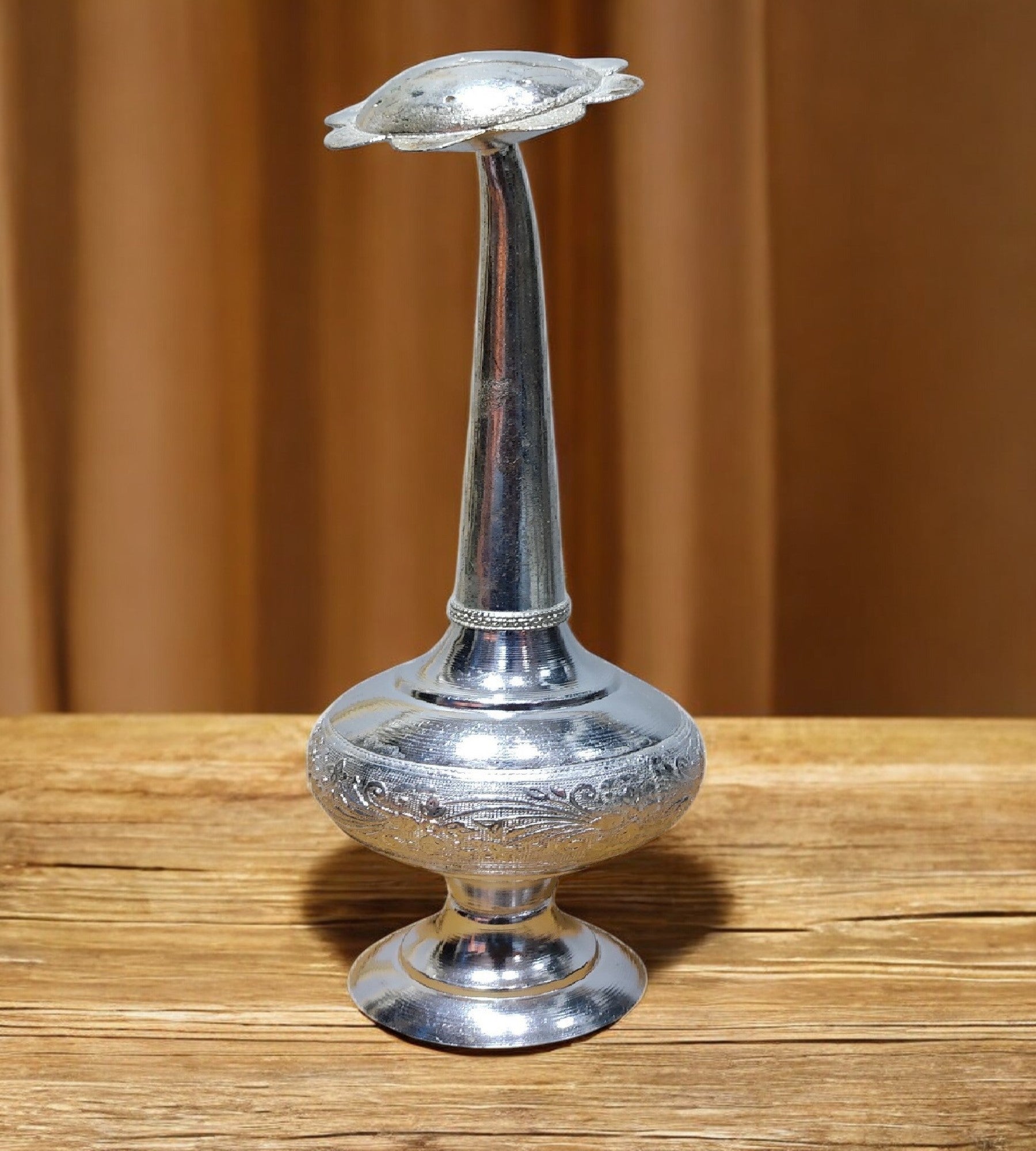 Sigaram Brass 10 Inch Rose Water Spinkle r/ Gulab Dani / Gangajal Spray For Wedding and Pooja Festival K4618