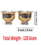 Sigaram German Silver 2.5 Inch Kum Kum Bharani Cup For home Pooja Decore K4636