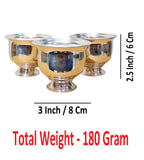 Sigaram German Silver 2.5 Inch Kum Kum Bharani Cup For Home Pooja Decore K4637