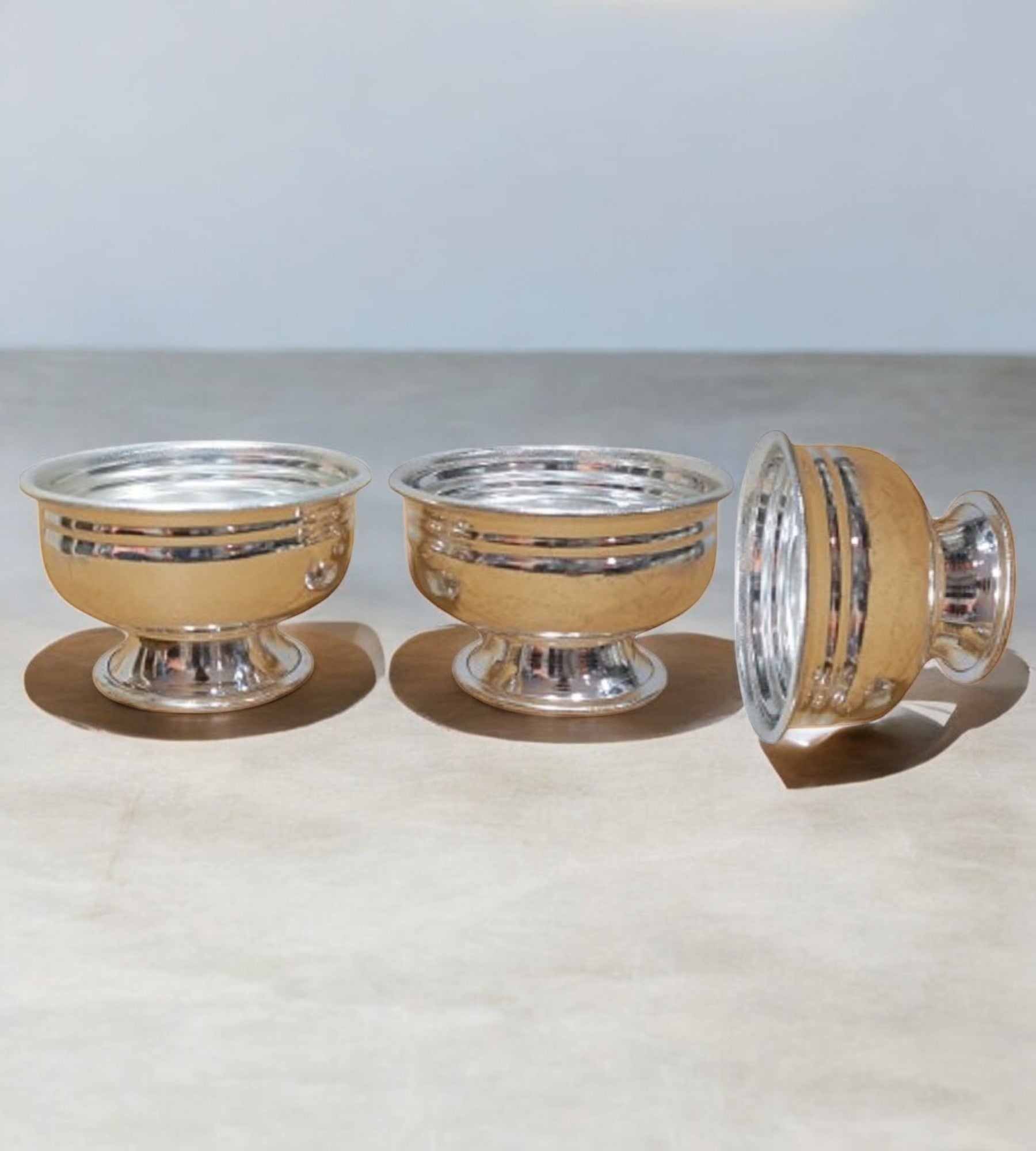 Sigaram German Silver 2 Inch Kum Kum Bharani Cup For Home Pooja Decore K4638