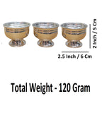 Sigaram German Silver 2 Inch Kum Kum Bharani Cup For Home Pooja Decore K4638