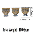 Sigaram 3 German Silver Kum Kum Barani is best for Home, Office and Temple Poojas K3117