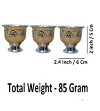 Sigaram Brass 2 Inch Kum Kum Bharani Cup For Home Pooja Decore K4640