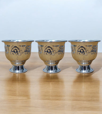 Sigaram Brass 2 Inch Kum Kum Bharani Cup For Home Pooja Decore K4640