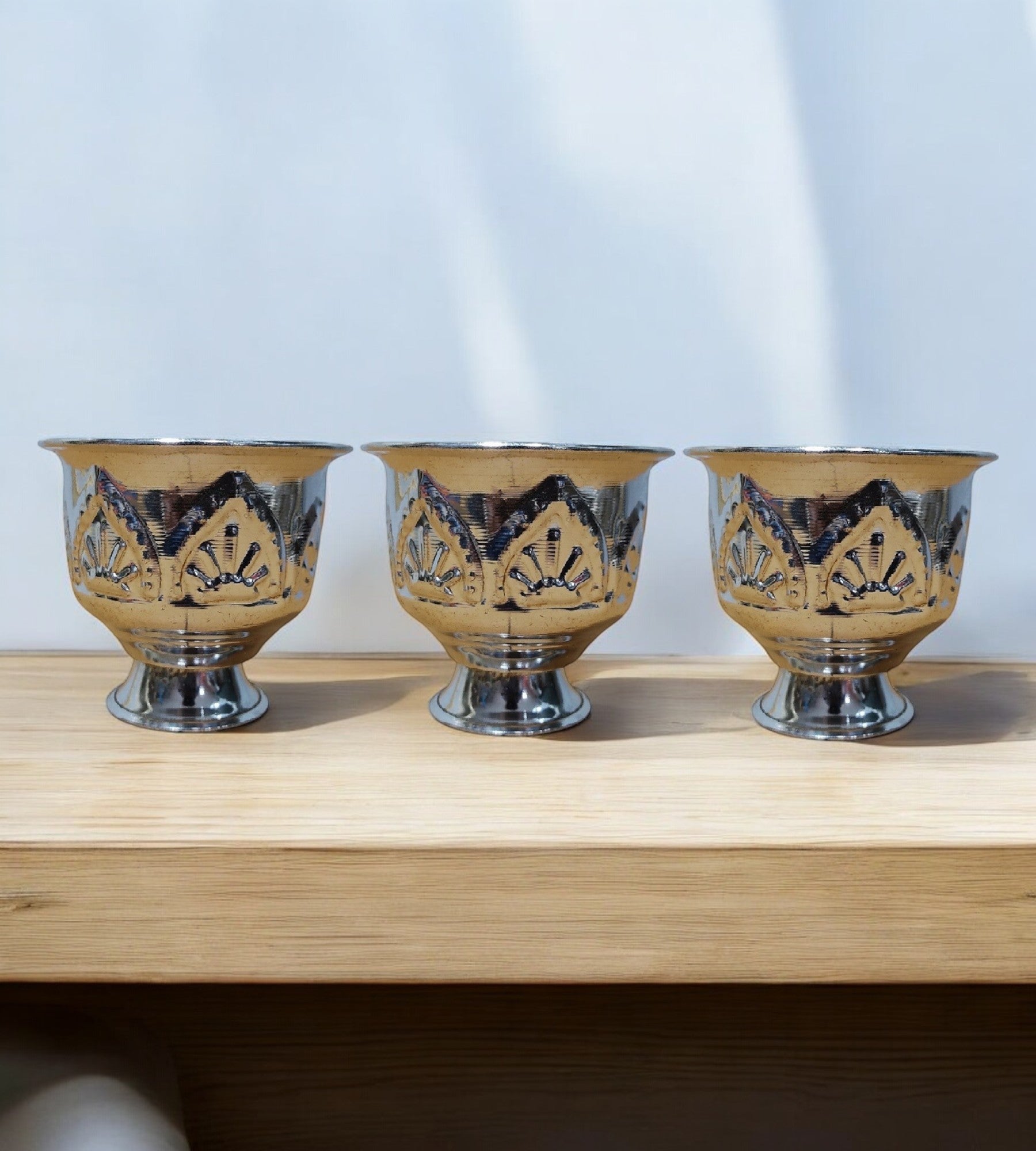 Sigaram Brass 2.5 Inch Kum Kum Bharani Cup For Home Pooja Decore K4641