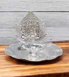 Sigaram Brass 3 Inch Fancy Rama Sheetha Desigh Diya For home Pooja Decore K4651