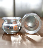 Sigaram Sigaram German Silver Traditional Kum Kum & Haldi Cup For Home Pooja K4663