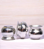Sigaram German Silver Plain Kum Kum Cup/ Haldi Cup/ Batlu For Home Pooja Decore K4664