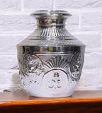 Sigaram 8.5 Inch German Silver Bindige/ Kodem/ Kalash For Home Pooja Festival K4668