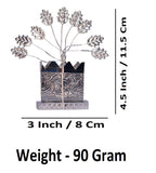 Sigaram Brass 4.5 Inch Hexangle Tulsi Plant For Hom Pooja Decore K4676
