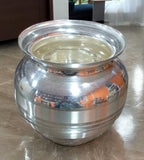 Sigaram 4.5 Inch Steel Kalash for Home Pooja Decore K4685