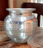 Sigaram 4.5 Inch Steel Kalash for Home Pooja Decore K4685