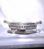 Sigaram 10 Inch Metal Wedding Tray with Hand For Pooja Festival & Wedding Ceremany K4686