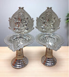 Sigaram Brass 4.7 Inch Ganesh Diya For Home, Mandir & Temple Pooja Décor K4712