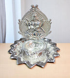 Sigaram Brass 3 Inch Lakshmi Diya Traditional Pooja Lamp for Home Pooja Decore K4720