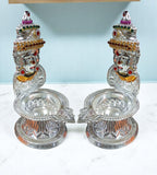 Sigaram Brass 5 Inch Traditional Lakshmi Face Diya for Home & Temple Pooja Decor K4724