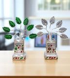 Sigaram Brass 3.5 Inch Tulsi Plant for Home Temple Pooja Décor K4735