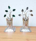 Sigaram Brass 2 Inch Tulsi Plant for Home & Temple Pooja Decore K4737