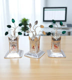 Sigaram Brass 2 Inch Tulsi Plant for Home & Temple Pooja Décor K4738