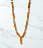 Sigaram 20 Inch Silver Plated Gold & Silver Flower Hara / Mala for Home Pooja Decor K4739