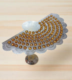 Sigaram Silver Plated Zig Design 108 Flower Stand for Varamahalakshmi Pooja Festival K4749