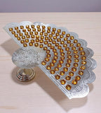 Sigaram Silver Plated Zig Design 108 Flower Stand for Varamahalakshmi Pooja Festival K4749