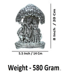 Sigaram 8 Inch Antique Radha Krishna Statue For Home Decoretive Showpiece K4805