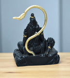 Sigaram 3.5 Inch Black Marble Sitting Hanuman Idol For Home Decoretive Showpiece K4812