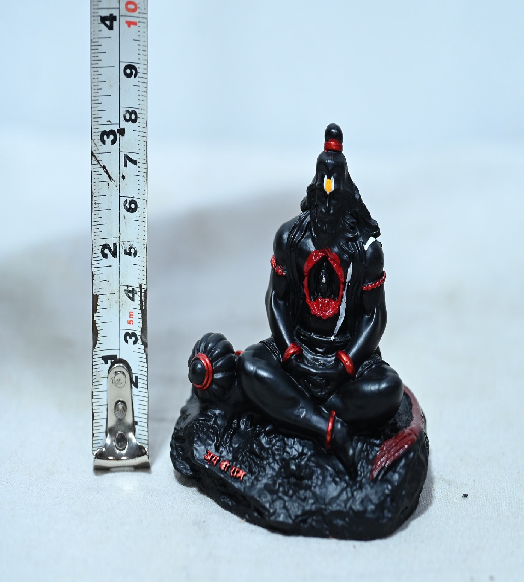 Sigaram 3 Inch Black Marble Sitting Hanuman Idol For Home Decoretive Showpiece K4819