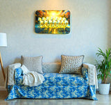 Sigaram 18x12 Inch 7 Running Horse Photo Frame For Home, Room, Office, Wall Decore K4823